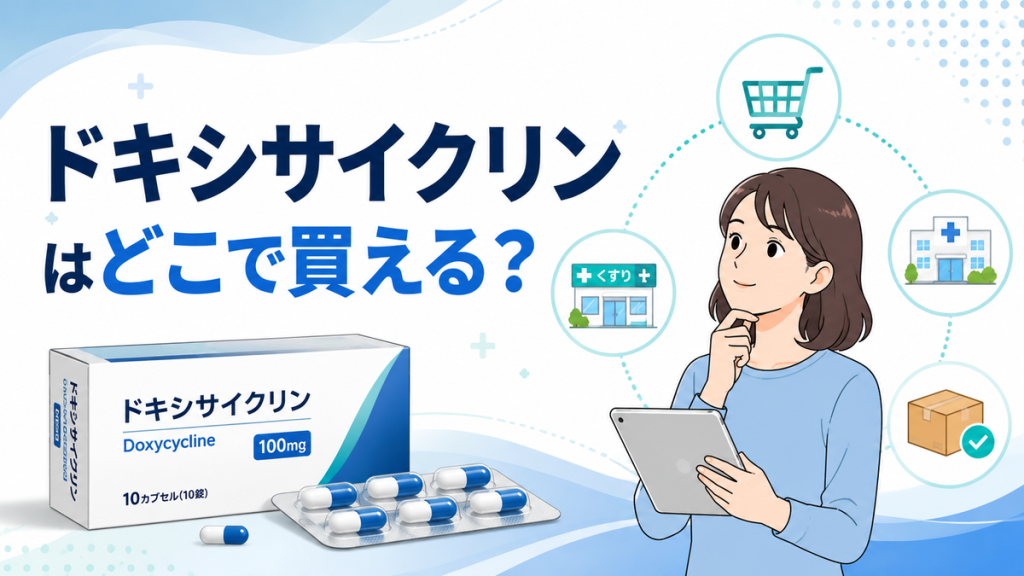 ドキシサイクリンはどこで買える？